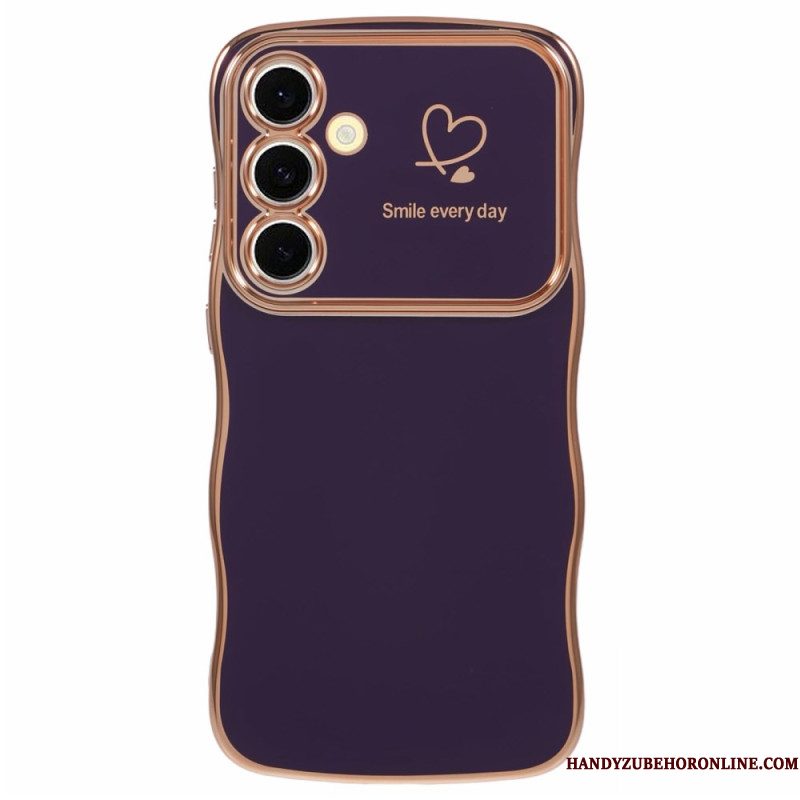 Hoesje Samsung Galaxy S25 Plus 5g Hart En Golvende Randen Bescherming Hoesje