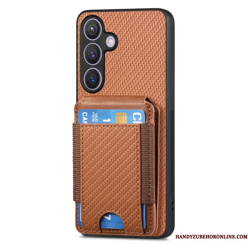 Hoesje Samsung Galaxy S25 Plus 5g Kaarthouder En Standaardontwerp Bescherming Hoesje