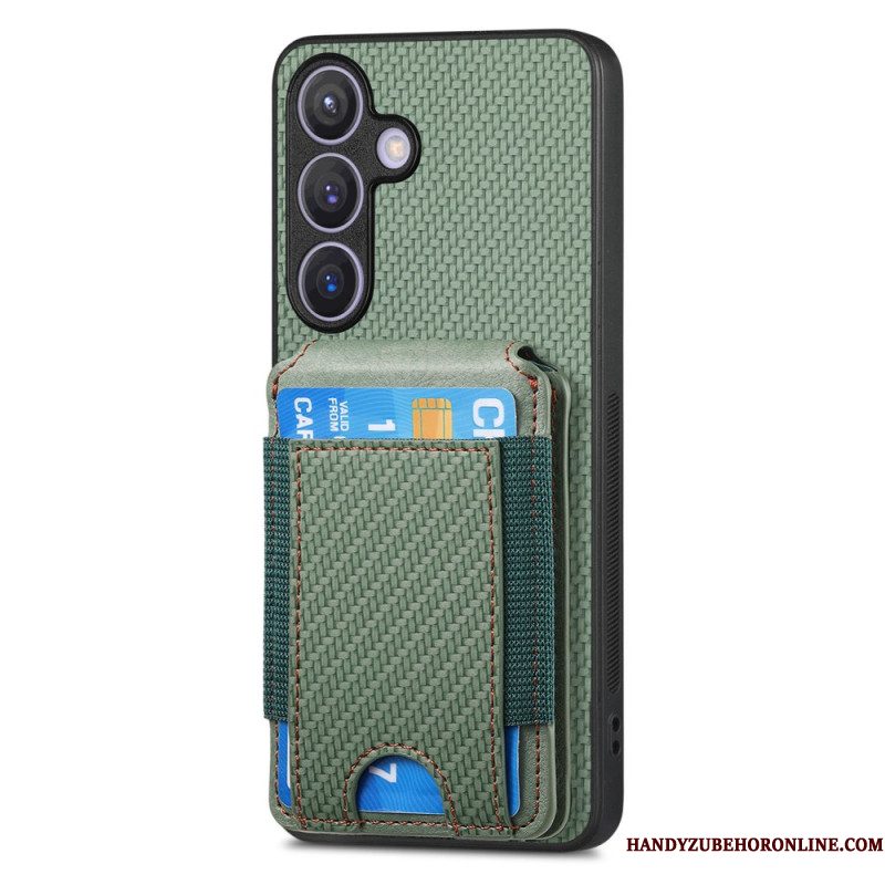 Hoesje Samsung Galaxy S25 Plus 5g Kaarthouder En Standaardontwerp Bescherming Hoesje