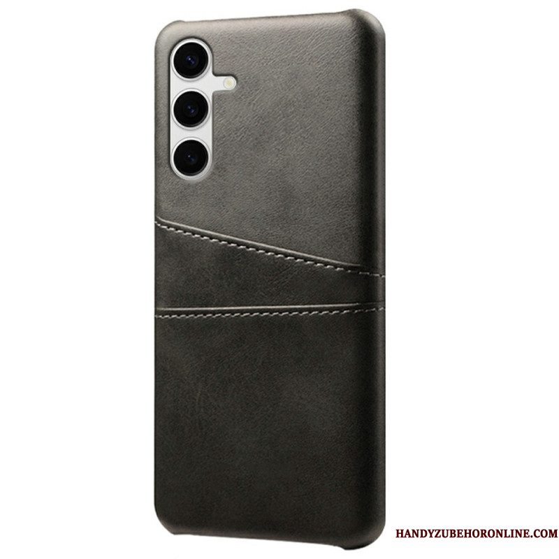 Hoesje Samsung Galaxy S25 Plus 5g Kaarthouder Met Leer-effect Bescherming Hoesje