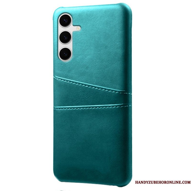 Hoesje Samsung Galaxy S25 Plus 5g Kaarthouder Met Leer-effect Bescherming Hoesje