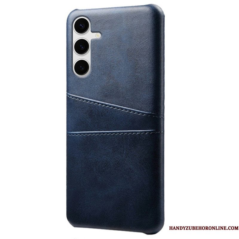 Hoesje Samsung Galaxy S25 Plus 5g Kaarthouder Met Leer-effect Bescherming Hoesje