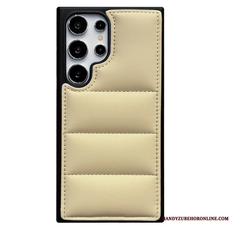 Hoesje Samsung Galaxy S25 Ultra 5g Gewatteerde Jasstijl
