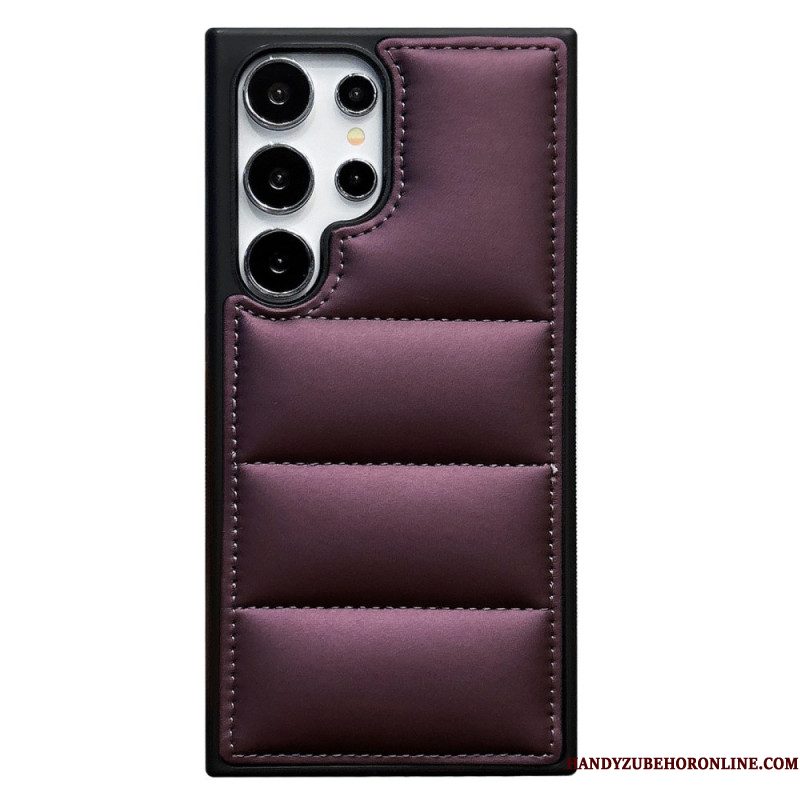 Hoesje Samsung Galaxy S25 Ultra 5g Gewatteerde Jasstijl