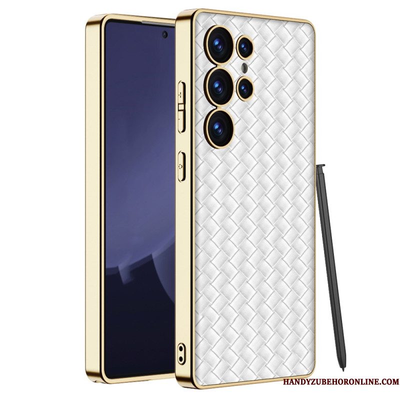 Hoesje Samsung Galaxy S25 Ultra 5g Geweven Textuur