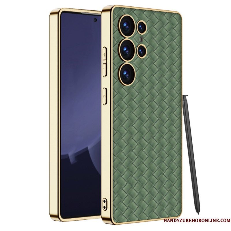 Hoesje Samsung Galaxy S25 Ultra 5g Geweven Textuur