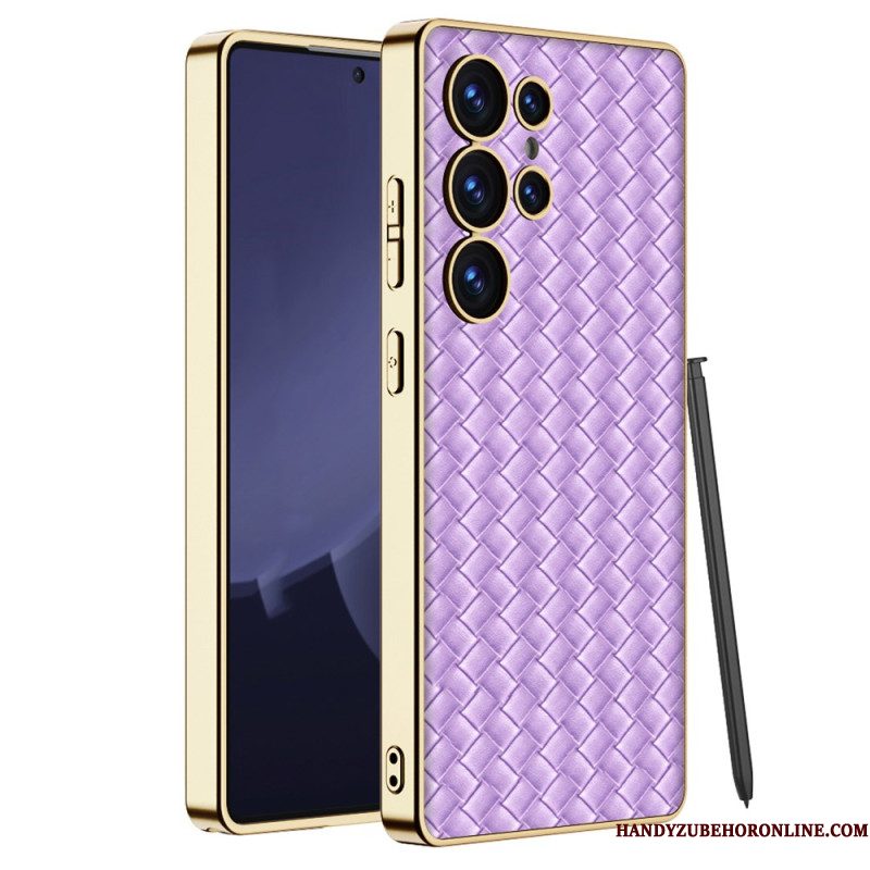 Hoesje Samsung Galaxy S25 Ultra 5g Geweven Textuur