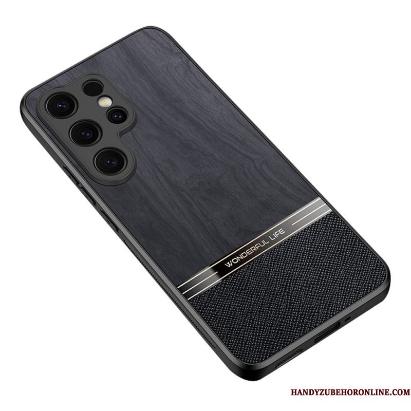 Hoesje Samsung Galaxy S25 Ultra 5g Houtstructuur
