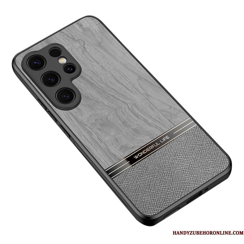 Hoesje Samsung Galaxy S25 Ultra 5g Houtstructuur
