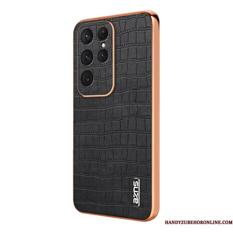 Hoesje Samsung Galaxy S25 Ultra 5g Krokodillenprint Azns