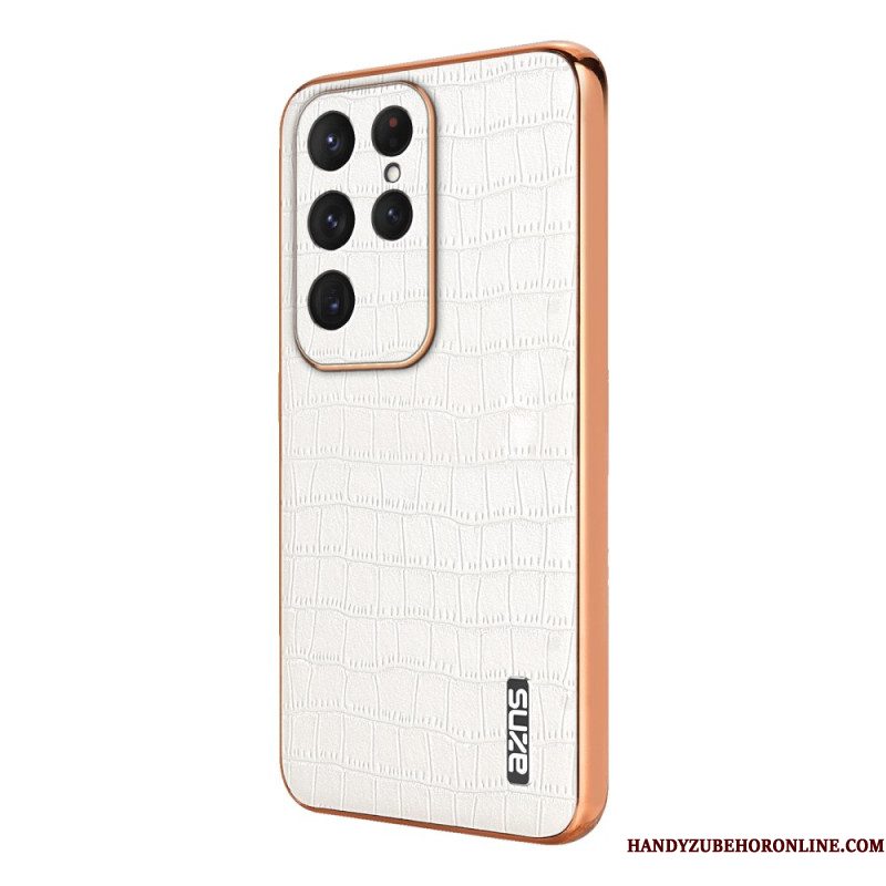 Hoesje Samsung Galaxy S25 Ultra 5g Krokodillenprint Azns