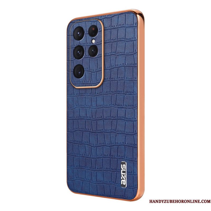 Hoesje Samsung Galaxy S25 Ultra 5g Krokodillenprint Azns