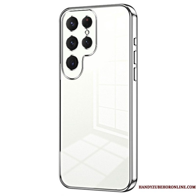 Hoesje Samsung Galaxy S25 Ultra 5g Rand In Metallic Stijl