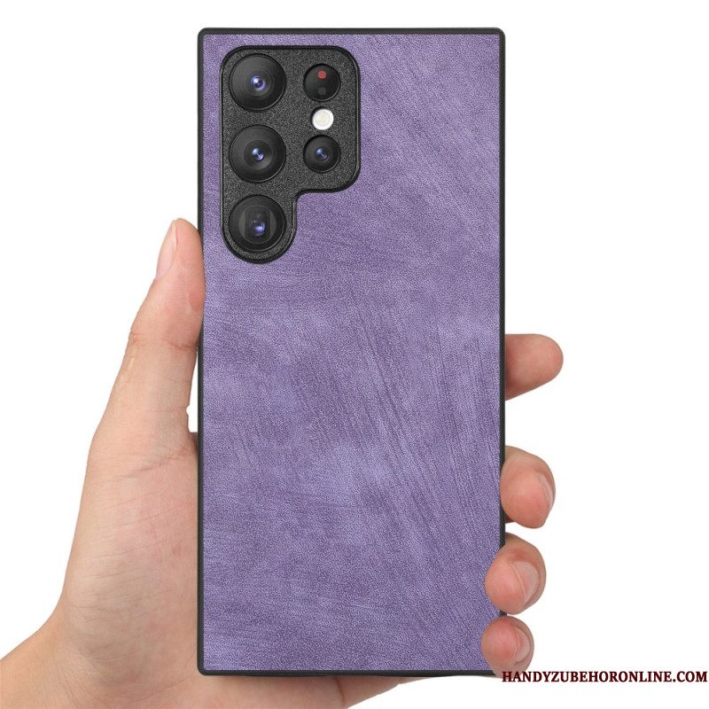 Hoesje Samsung Galaxy S25 Ultra 5g Suède-stijl