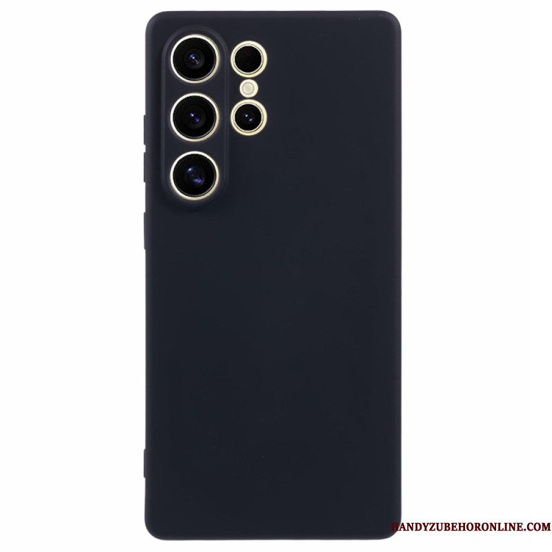 Hoesje Samsung Galaxy S25 Ultra 5g Zijdezacht Siliconen Bescherming Hoesje