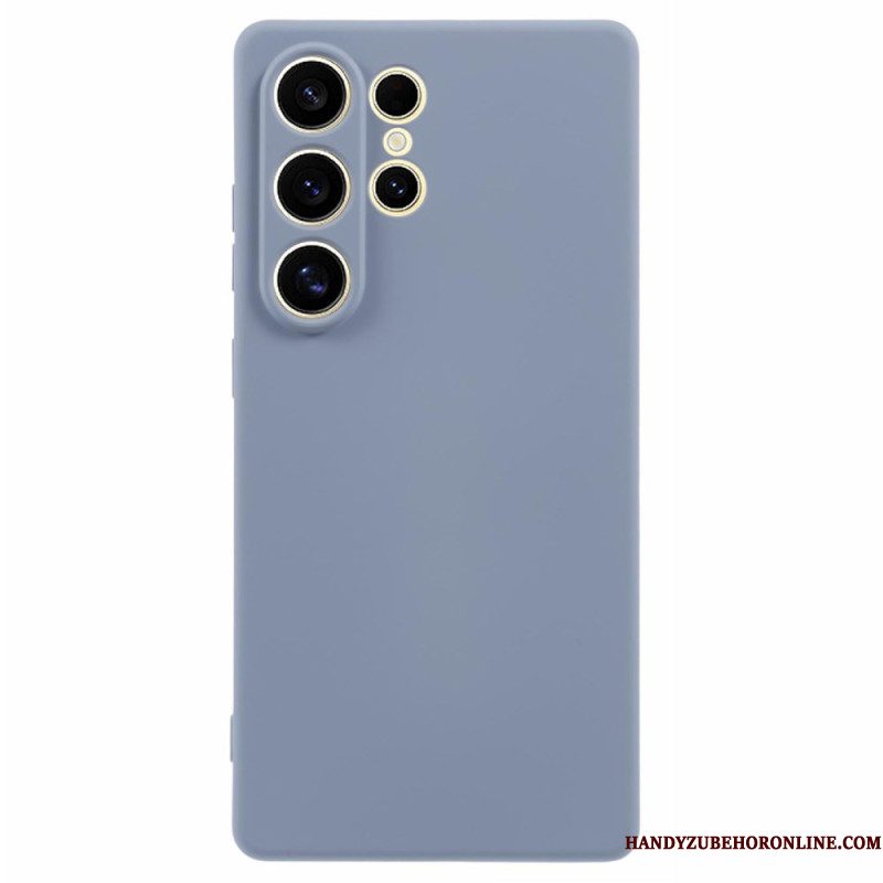 Hoesje Samsung Galaxy S25 Ultra 5g Zijdezacht Siliconen Bescherming Hoesje