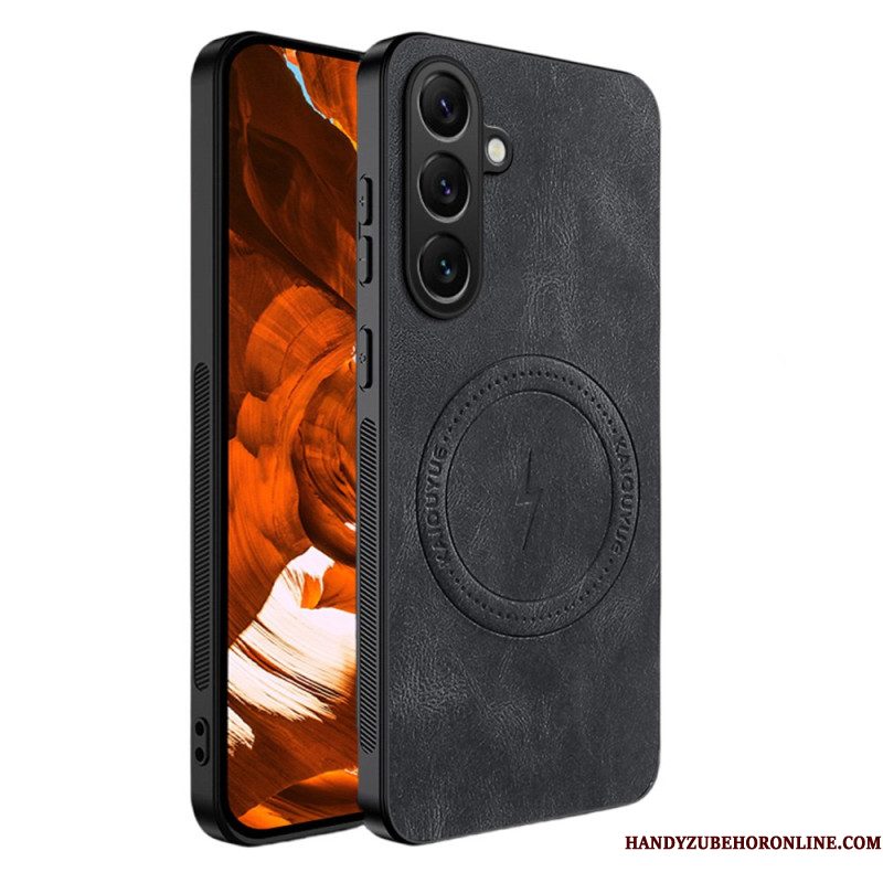 Hoesje Samsung Galaxy S26 Magnetisch Met Leerlook Bescherming Hoesje
