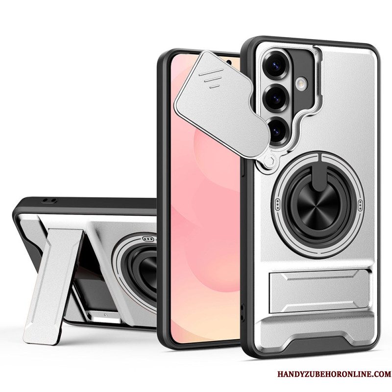 Hoesje Samsung Galaxy S26 Magnetische Opvouwbare Ringhouder En Camerabeschermer