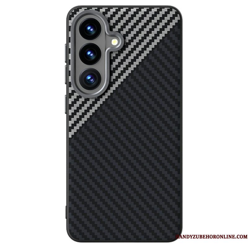 Hoesje Samsung Galaxy S26 Plus Magnetische Houder Met Koolstofvezelstructuur
