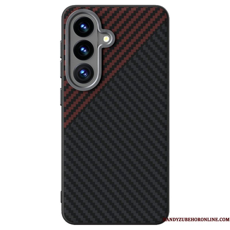 Hoesje Samsung Galaxy S26 Plus Magnetische Houder Met Koolstofvezelstructuur