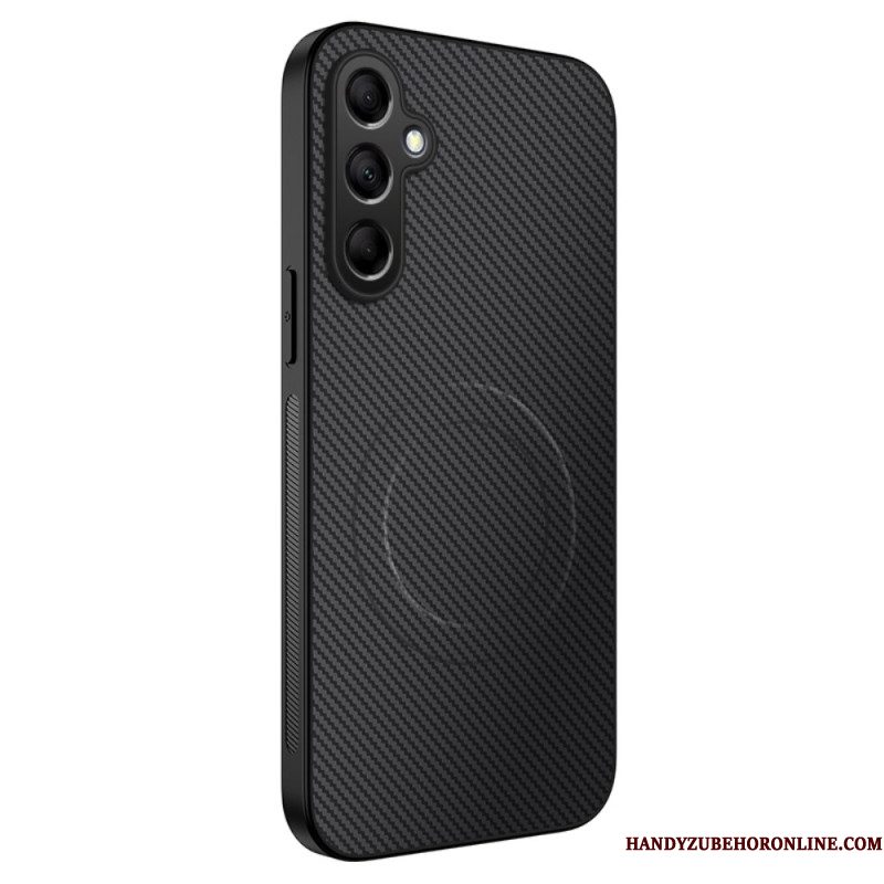 Hoesje Samsung Galaxy S26 Plus Magnetische Koolstofvezeltextuur Bescherming Hoesje