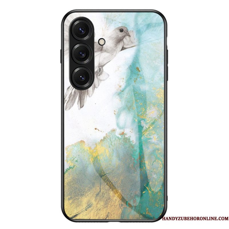 Hoesje Samsung Galaxy S26 Plus Marmeren Gehard Glas