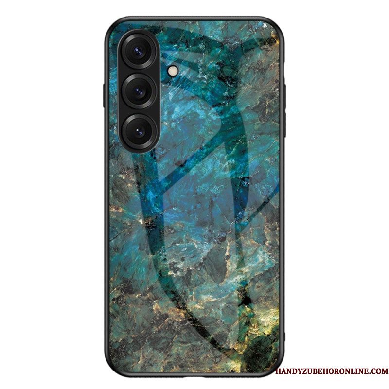 Hoesje Samsung Galaxy S26 Plus Marmeren Gehard Glas