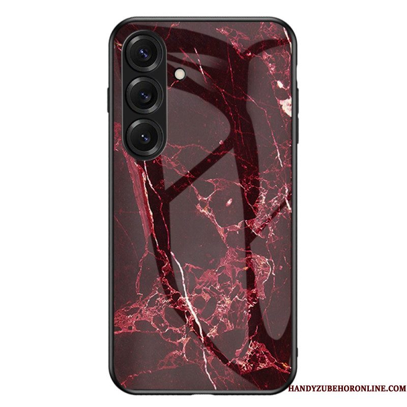 Hoesje Samsung Galaxy S26 Plus Marmeren Gehard Glas