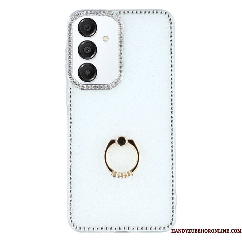 Hoesje Samsung Galaxy S26 Plus Ringhouder En Strass-steentjes Bescherming Hoesje