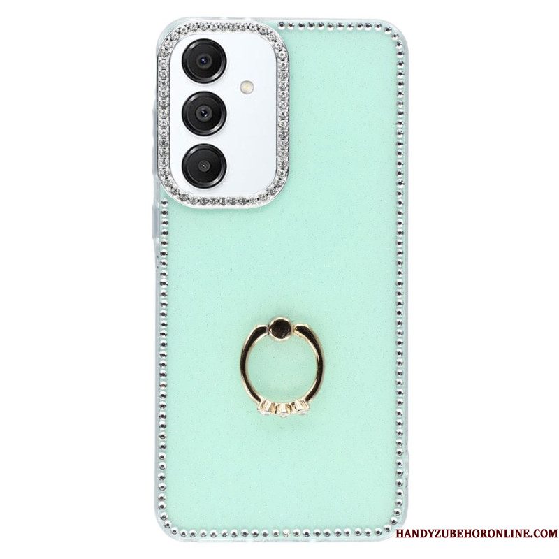Hoesje Samsung Galaxy S26 Plus Ringhouder En Strass-steentjes Bescherming Hoesje