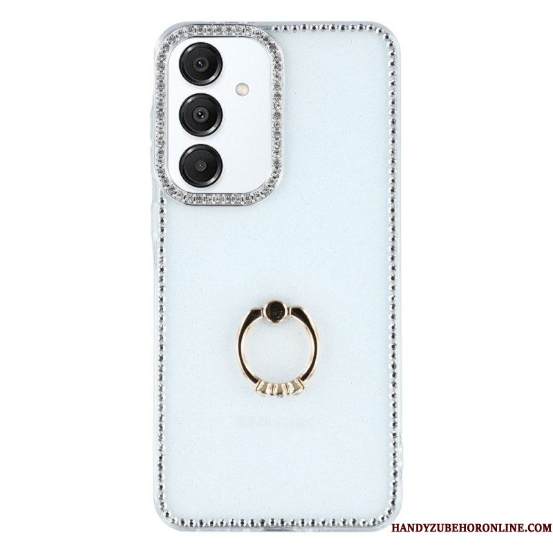 Hoesje Samsung Galaxy S26 Plus Ringhouder En Strass-steentjes Bescherming Hoesje