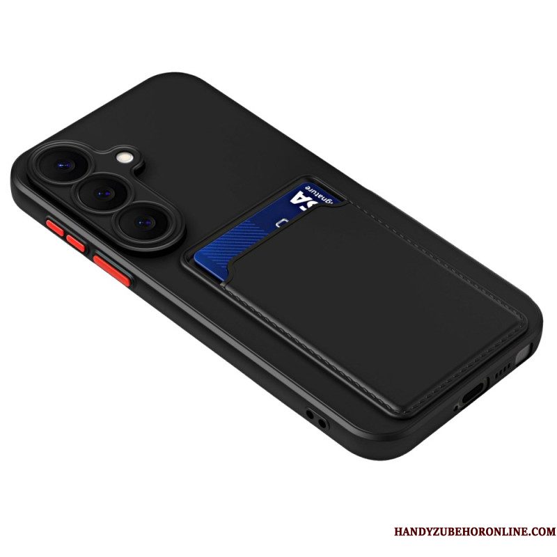 Hoesje Samsung Galaxy S26 Siliconen Met Kaarthouder Bescherming Hoesje