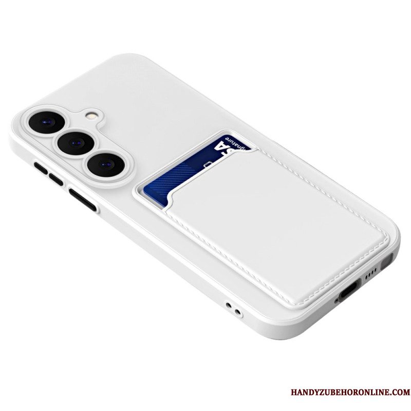 Hoesje Samsung Galaxy S26 Siliconen Met Kaarthouder Bescherming Hoesje