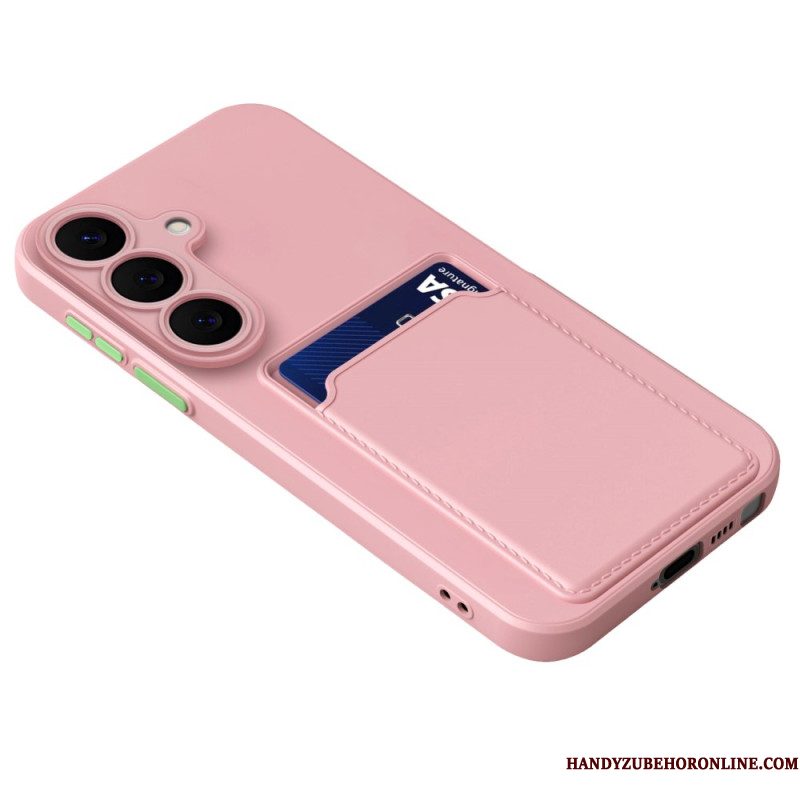 Hoesje Samsung Galaxy S26 Siliconen Met Kaarthouder Bescherming Hoesje