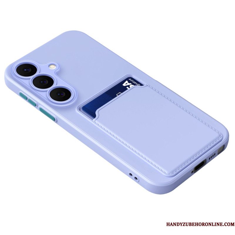 Hoesje Samsung Galaxy S26 Siliconen Met Kaarthouder Bescherming Hoesje