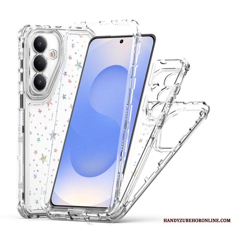Hoesje Samsung Galaxy S26 Transparant Met Holografische Folie