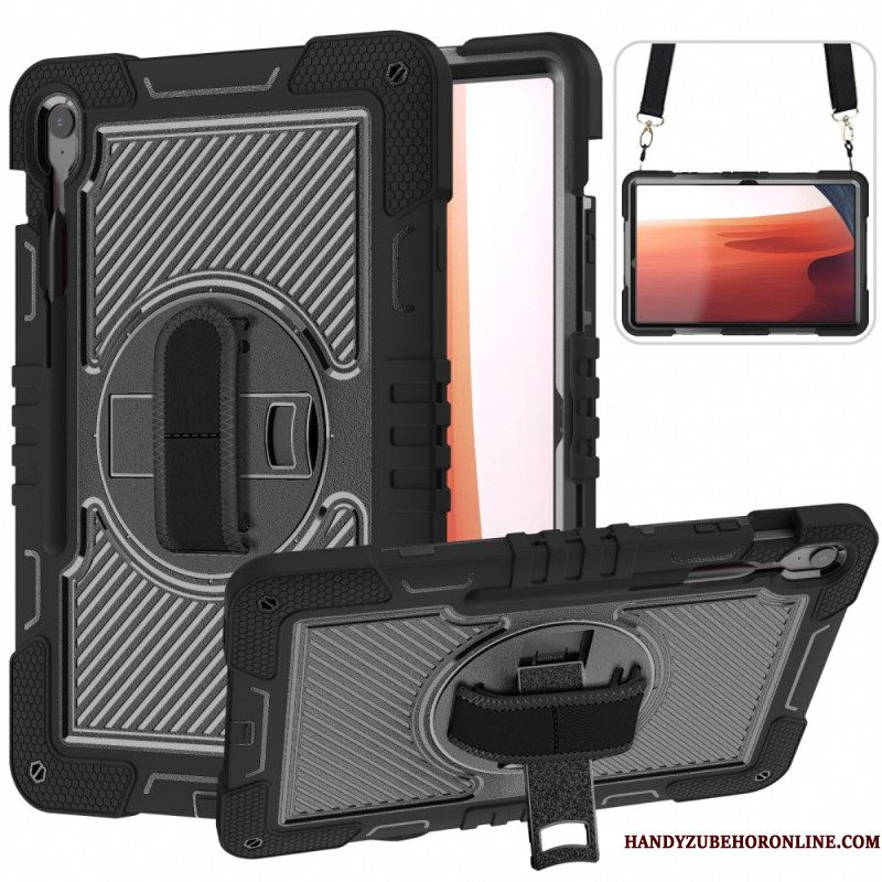 Hoesje Samsung Galaxy Tab S10 Fe Plus Standaard En Schouderband