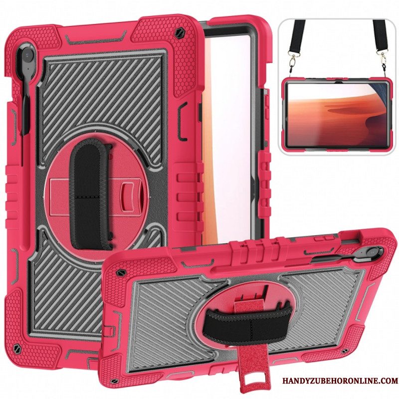 Hoesje Samsung Galaxy Tab S10 Fe Plus Standaard En Schouderband