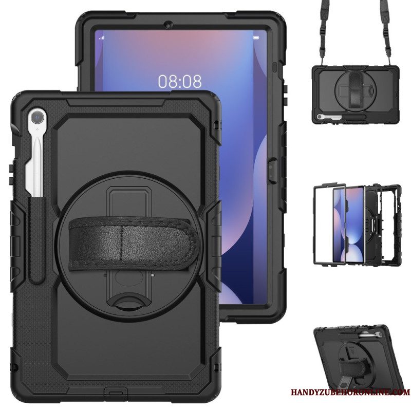 Hoesje Samsung Galaxy Tab S10 Fe Plus Ultra-resistent Met Schouderband Bescherming Hoesje