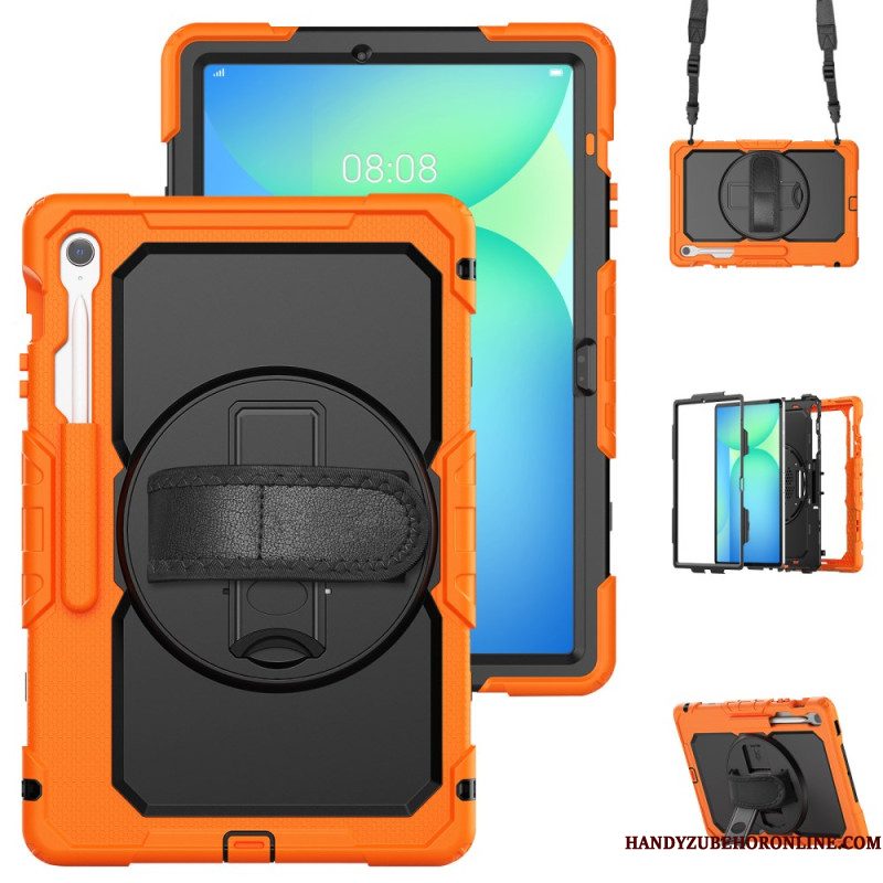 Hoesje Samsung Galaxy Tab S10 Fe Plus Ultra-resistent Met Schouderband Bescherming Hoesje