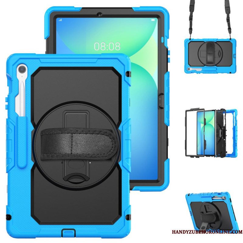 Hoesje Samsung Galaxy Tab S10 Fe Plus Ultra-resistent Met Schouderband Bescherming Hoesje