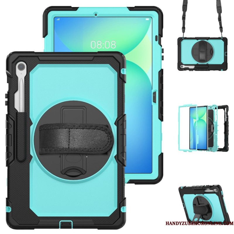 Hoesje Samsung Galaxy Tab S10 Fe Plus Ultra-resistent Met Schouderband Bescherming Hoesje