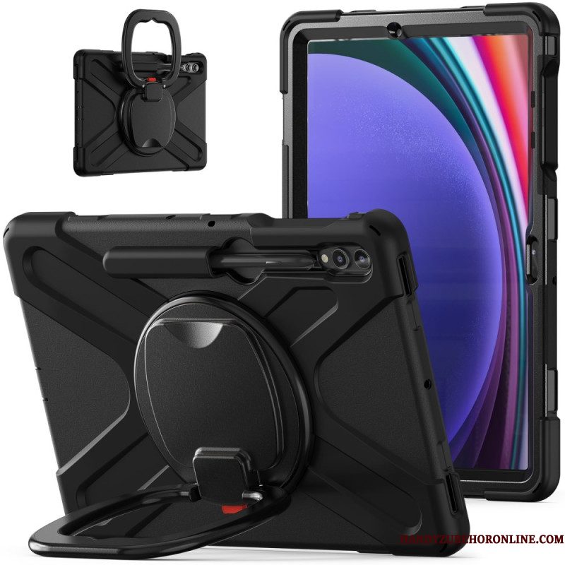 Hoesje Samsung Galaxy Tab S10 Plus Multifunctionele Draaibare Standaard En Handgreep