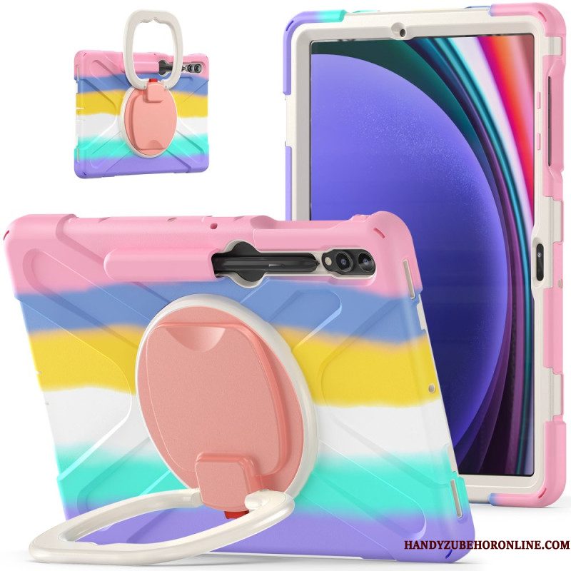 Hoesje Samsung Galaxy Tab S10 Plus Multifunctionele Draaibare Standaard En Handgreep