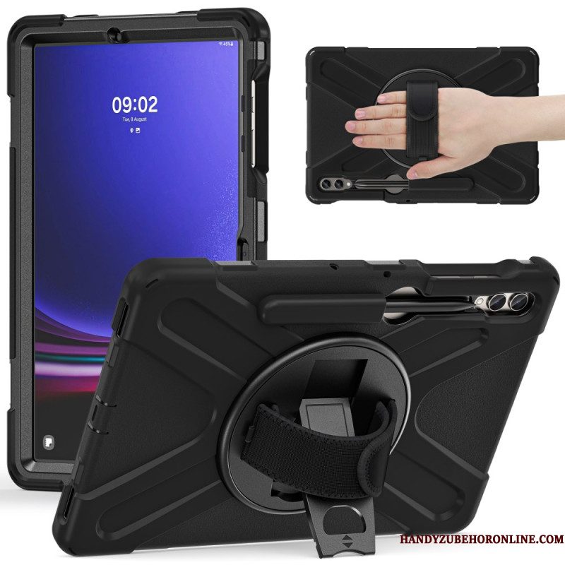 Hoesje Samsung Galaxy Tab S10 Plus Riem En Standaard