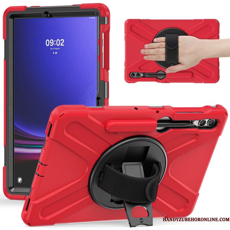 Hoesje Samsung Galaxy Tab S10 Plus Riem En Standaard