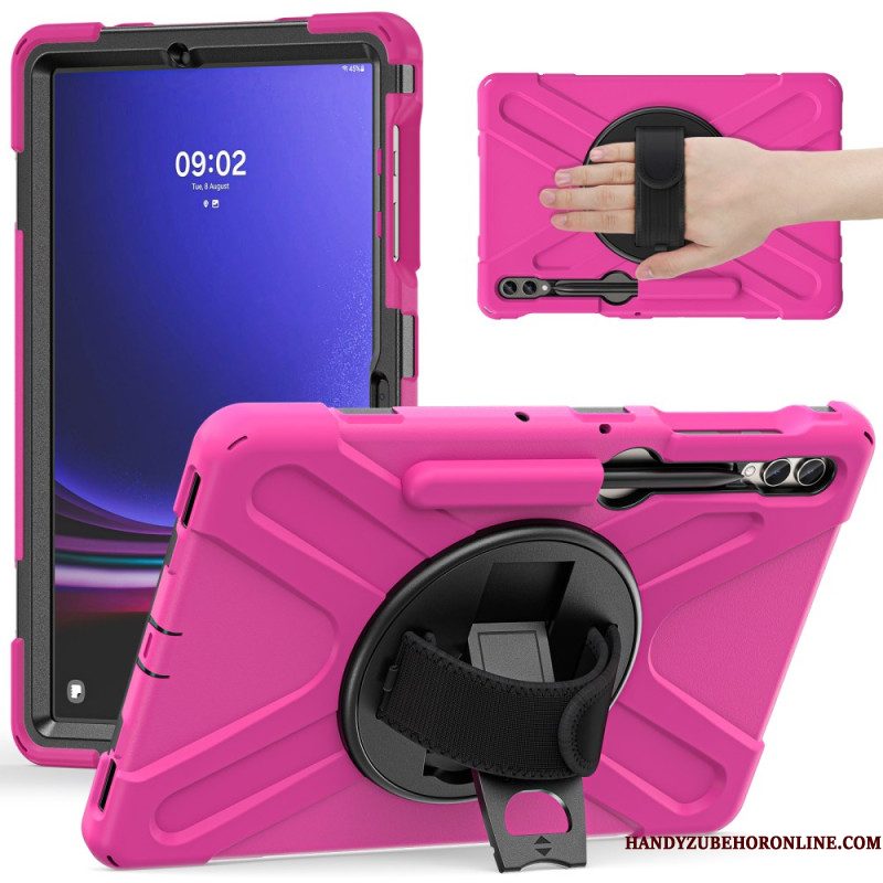 Hoesje Samsung Galaxy Tab S10 Plus Riem En Standaard