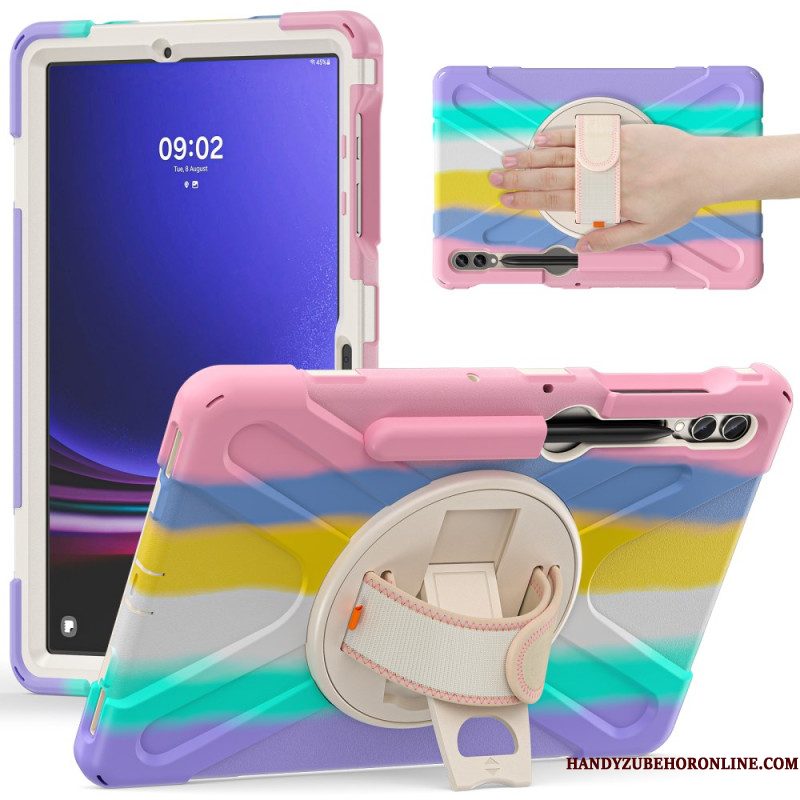 Hoesje Samsung Galaxy Tab S10 Plus Riem En Standaard