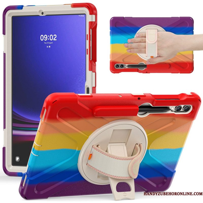 Hoesje Samsung Galaxy Tab S10 Plus Riem En Standaard