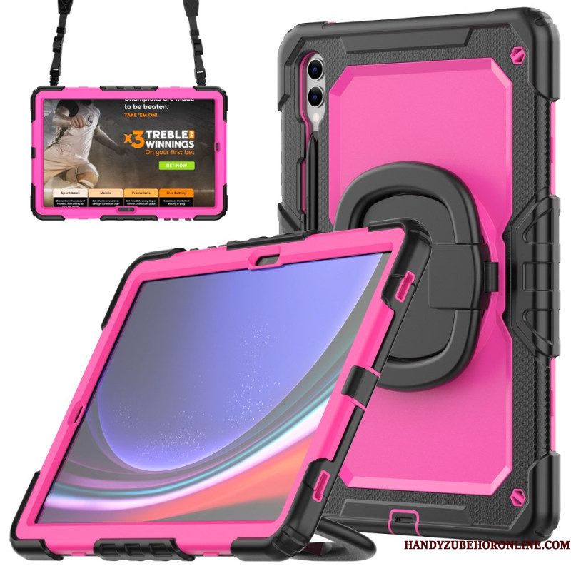 Hoesje Samsung Galaxy Tab S10 Ultra Premium Bescherming Met Schouderband Bescherming Hoesje